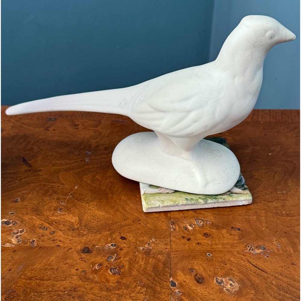 Haeger vintage Pheasant unglazed simple elegant decor piece